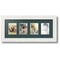 ArtToFrames Collage Photo Picture Frame with 4 - 2.5x3.5 inch Openings, Framed in White with Over 62 Mat Color Options and Regular Glass (CSM-3966-20)
